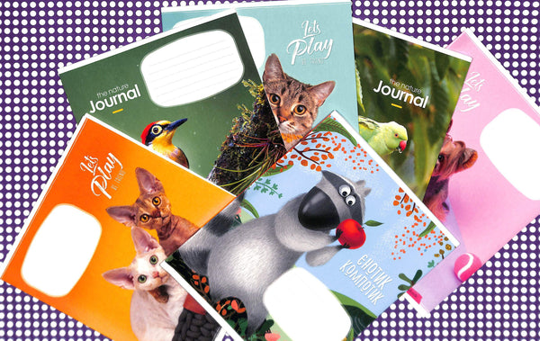 Cuaderno de líneas - 12 hojas. (con diferentes motivos en la cubierta)