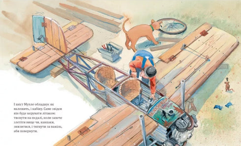 Mulle Mek construye un avión