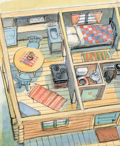 Mulle Mek construye una casa