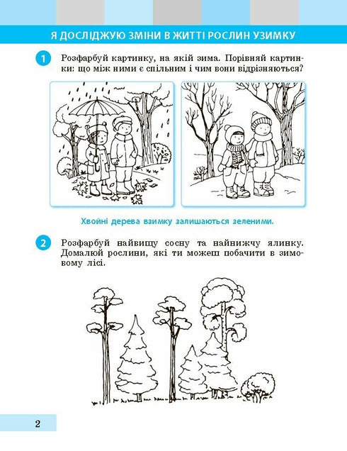 НУШ Я досліджую світ. 1 клас. Робочий зошит до підручника І.О. Большакової, М. С. Пристінської. ЧАСТИНА 2