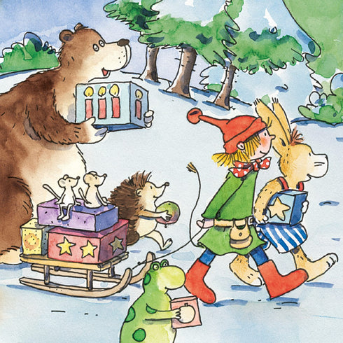 Pixie celebra la Navidad