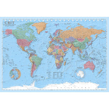 Mapa político mundial. 1:30 000 000 (papel/laminado) 100*70 (edición ucraniana)
