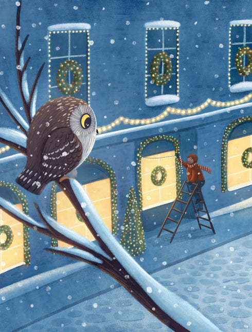 Christmas Owl: Based on the True Story of the Little Owl Rockefeller - 9789661091978