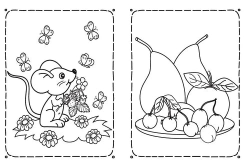 Розмальовка Веселі звірята