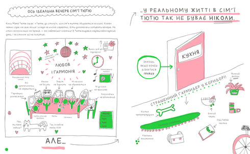 La familia de Tyutyu en la mesa.