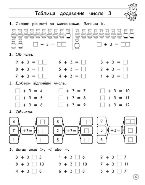 Entrenador de matemáticas. Tablas de suma y resta dentro de 20 - 9786177312856