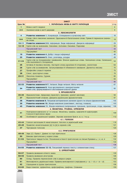 "Idioma ucraniano" libro de texto para 5º grado de instituciones de educación secundaria general - 9789661067294