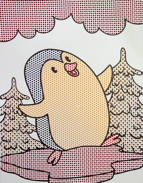 Acuarelas de agua. Animales divertidos