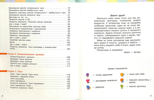Ucr. lengua y lectura. Manual Ch. 2 (en 2 partes) (Ucr)NUSH 4º grado. Bolshakova I. O., Jvorostyany I. G.