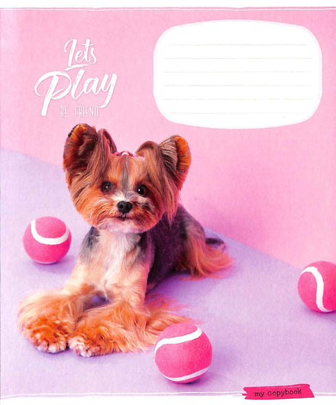 Notebook in a spiral line - 12 sheets. (with various designs on the cover)