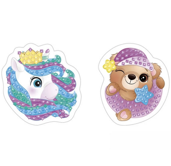 Стікерна мозаїка. Ведмежа та Єдиноріг